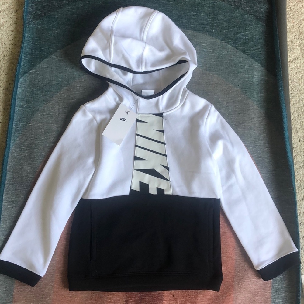 NWT Nike Boys Color Block Fleece Hoodie